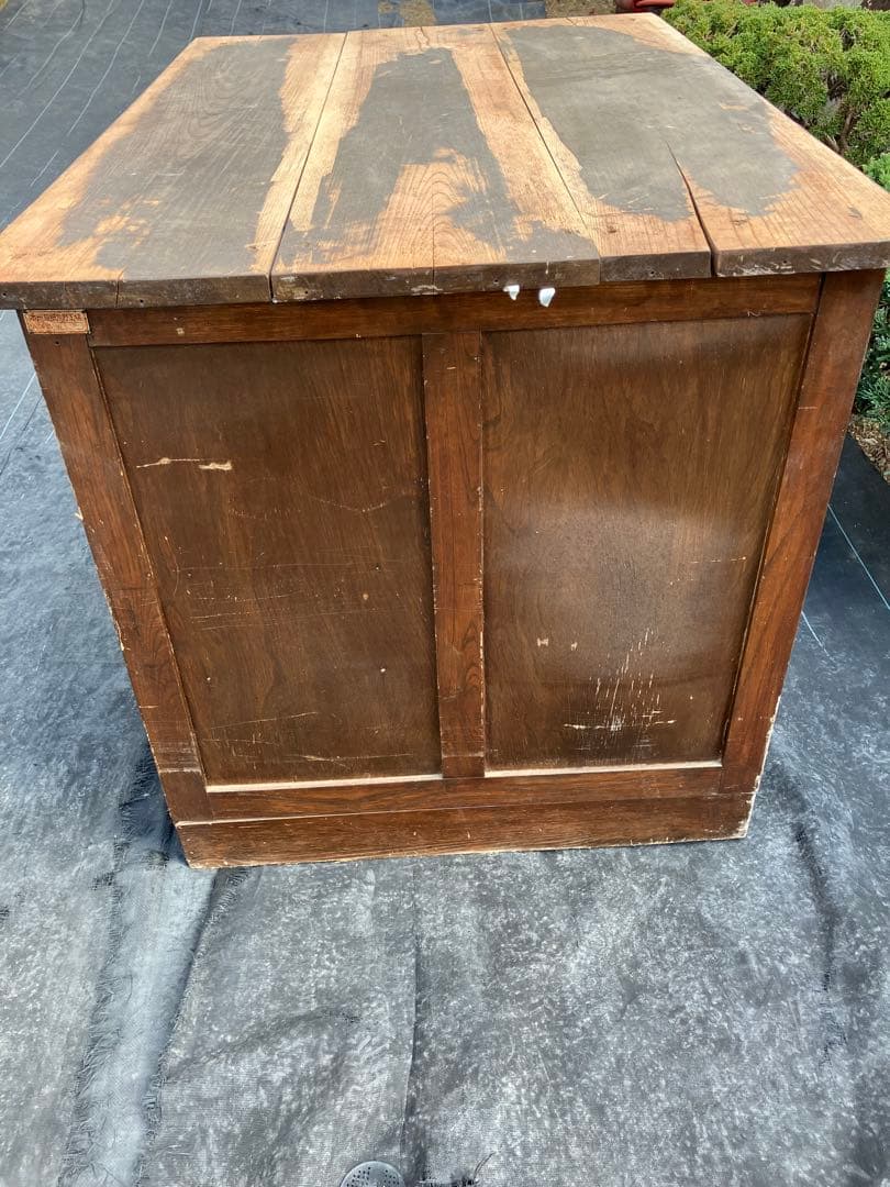 引き取り限定木製　アンティーク　レトロ　机　学習　事務　インテリア　引き取り限定