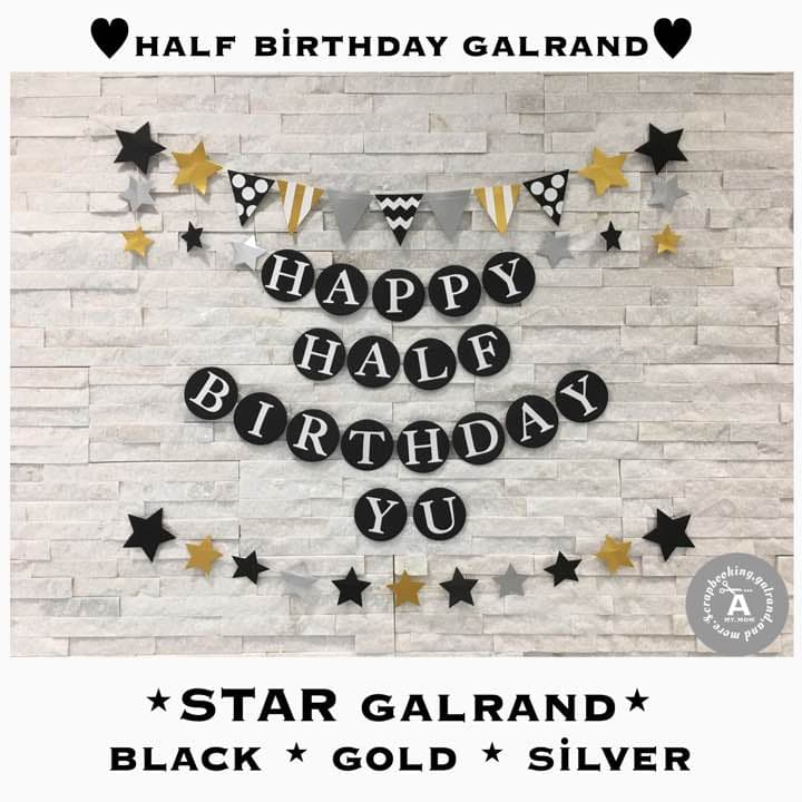 kyuuunail♪様✶⋆確認専用ページ ハーフバースデーガーランド