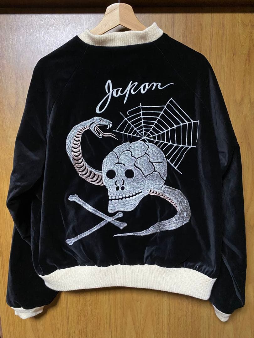 スリフティールック スーベニアジャケット ドクロ 蛇 別珍 新品未使用 完売品