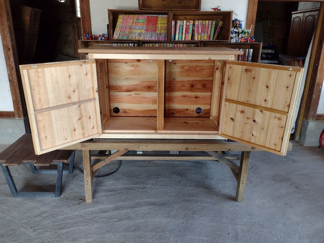 すいそうだい　無塗装