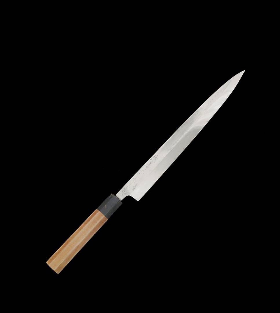 美品｜義門 柳刃包丁 本焼 尺一 純日本鋼