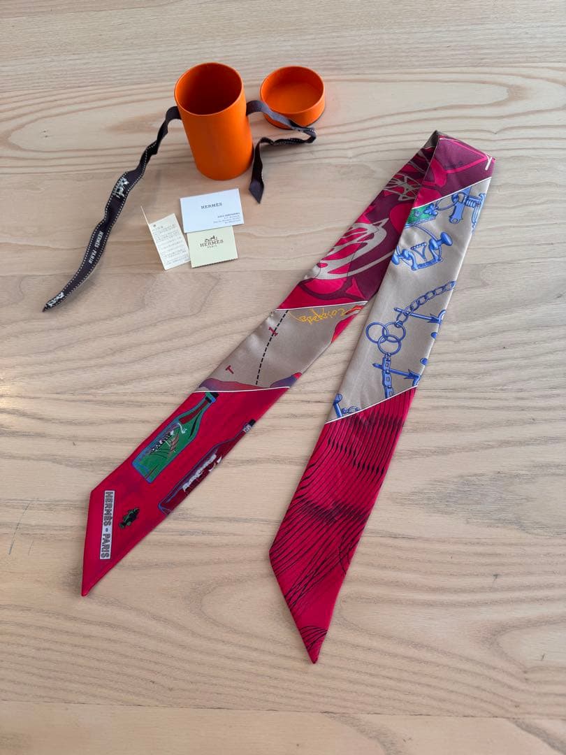 【美品】HERMES エルメス　ツイリー　スカーフ