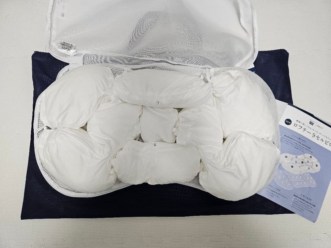 【美品】LOFTY ナインセルピロー エラスティックパイプ×エアファイバー 2号