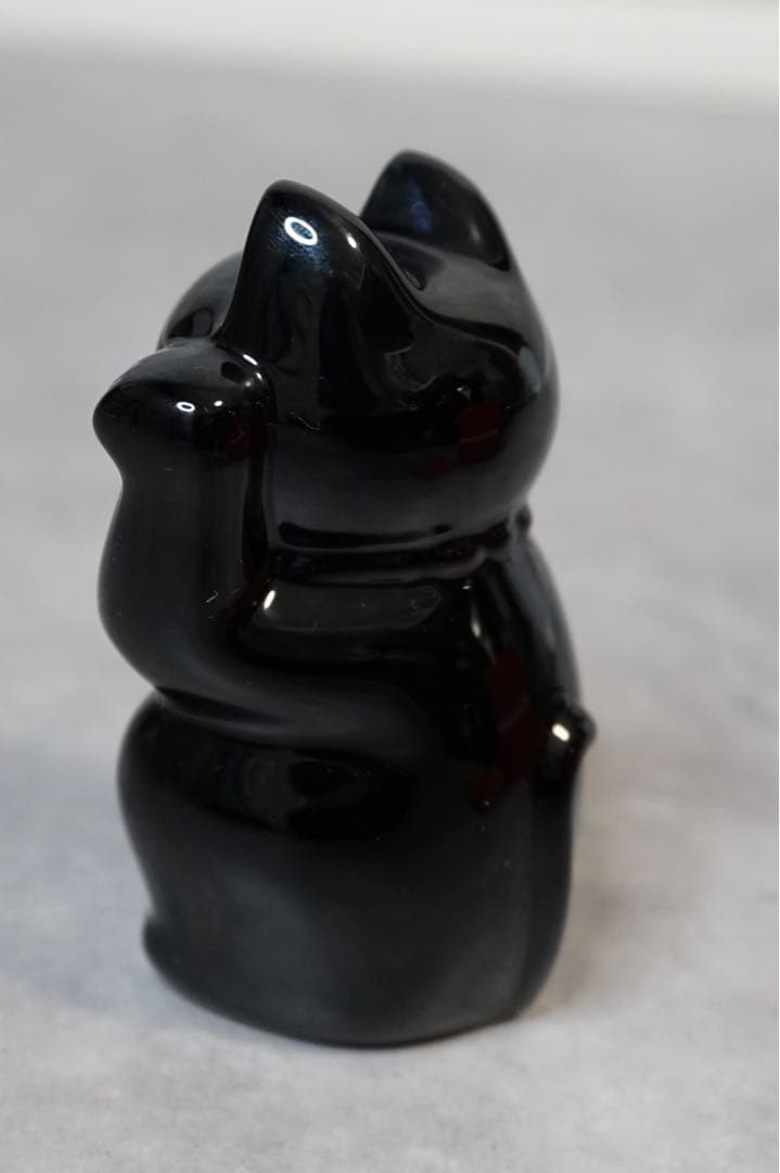 BACCARAT バカラ　招き猫 ブルー