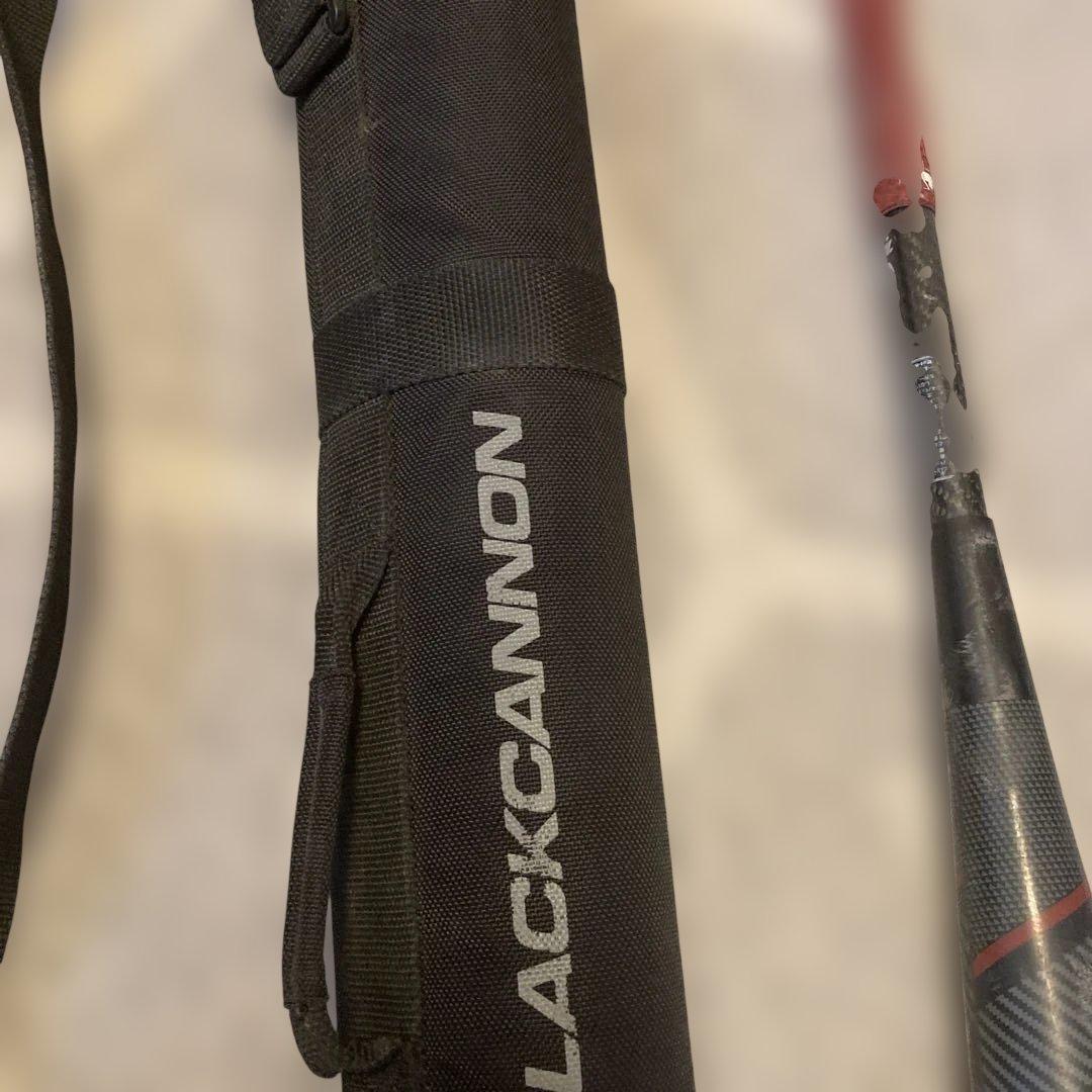 値下げ　モンスターブラックキャノン軟式バット 84cm 730g ミドルバランス