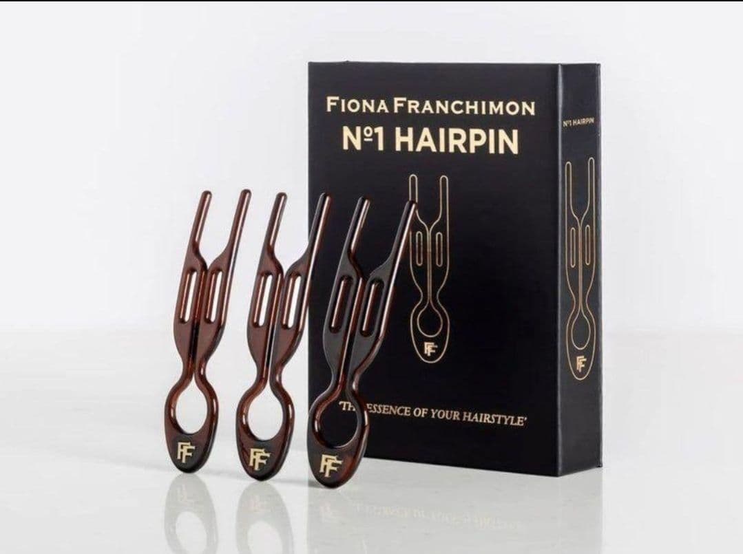 フィオナフランシモン ヘアピン 3本セット ヘアアクセ BROWN