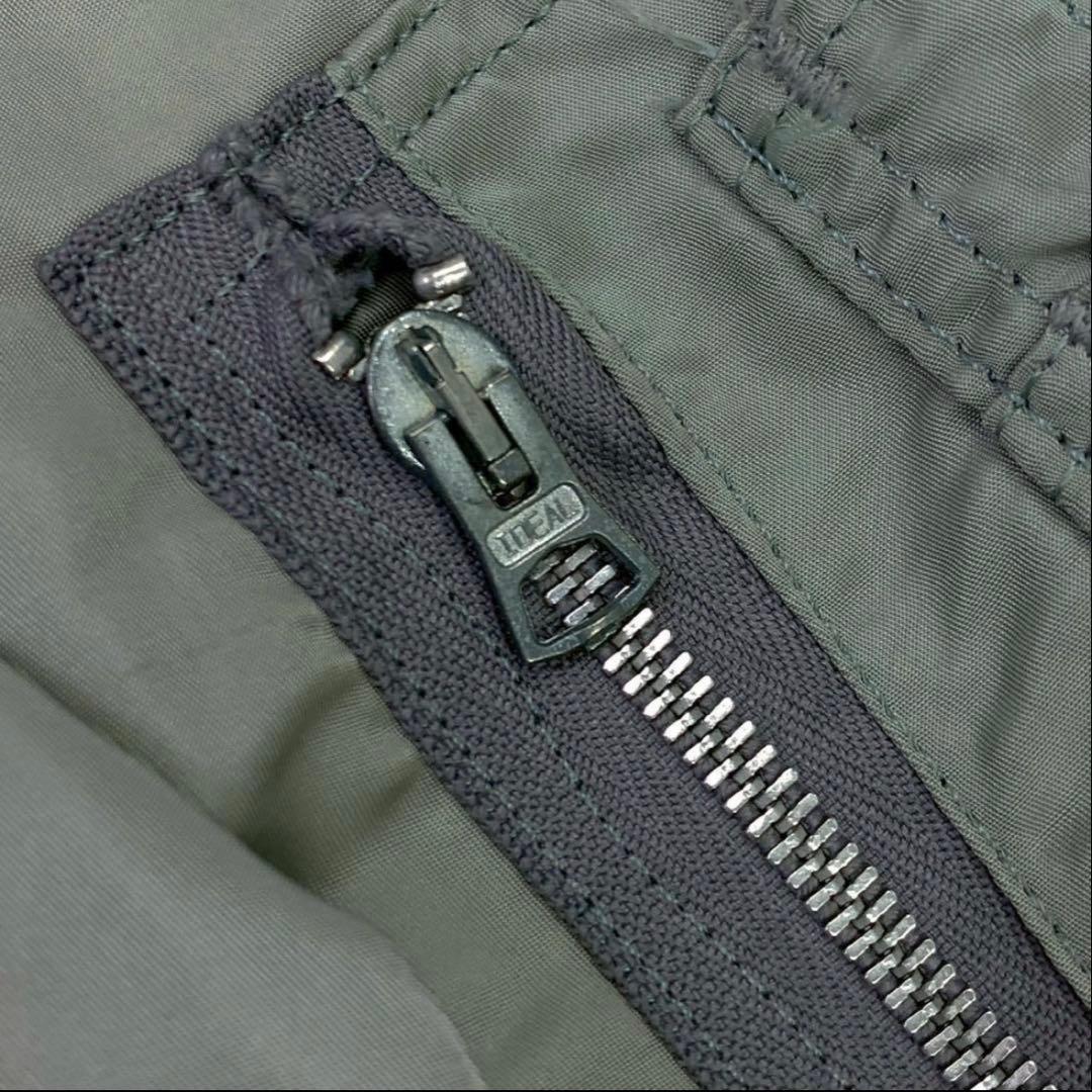 希少カラー★ 90s USA製 ALPHA MA-1 シルバー L　D335