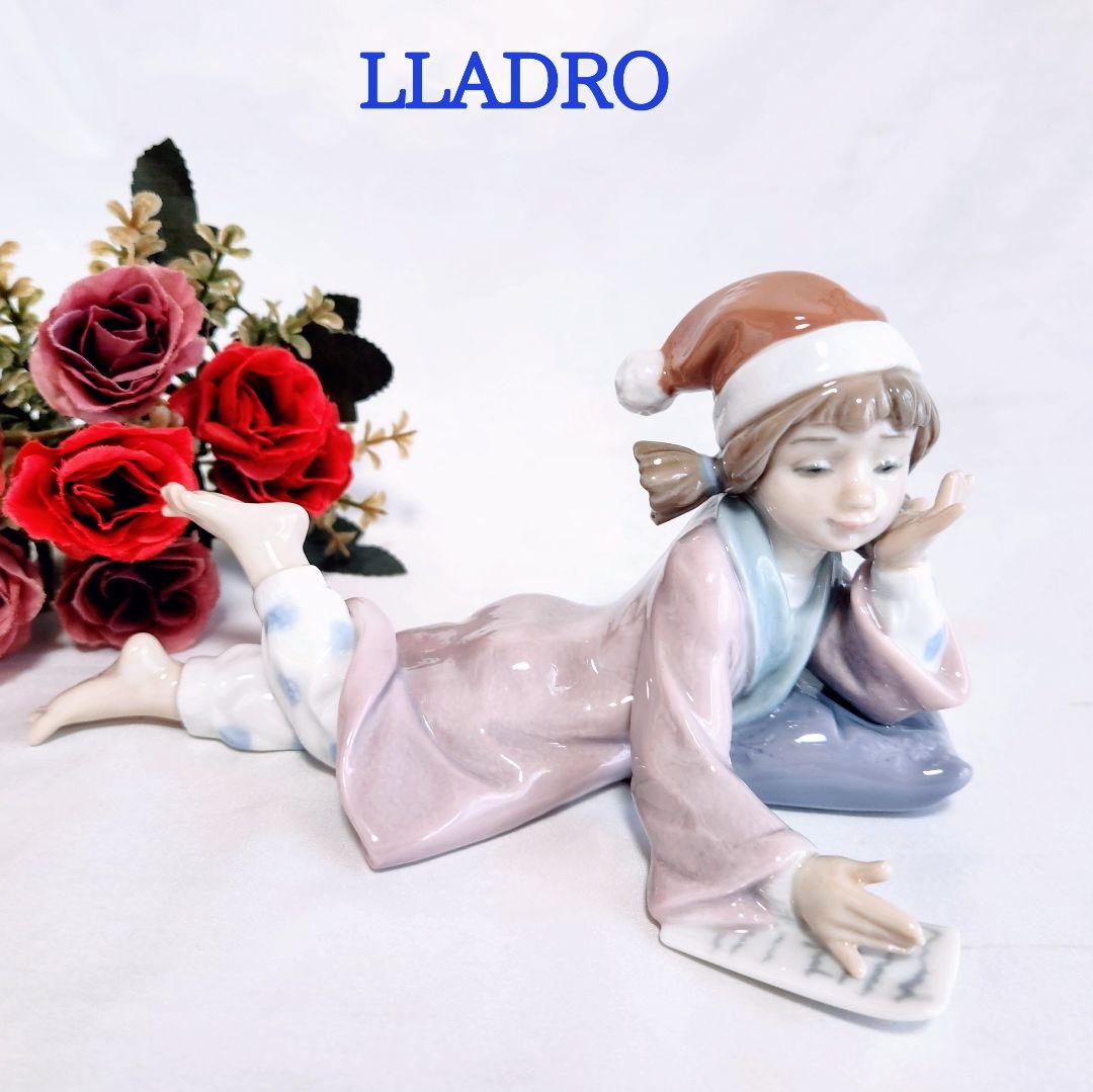 リヤドロ【美品】《サンタさんへの手紙・クリスマスウィッシュ》No6194希少廃盤