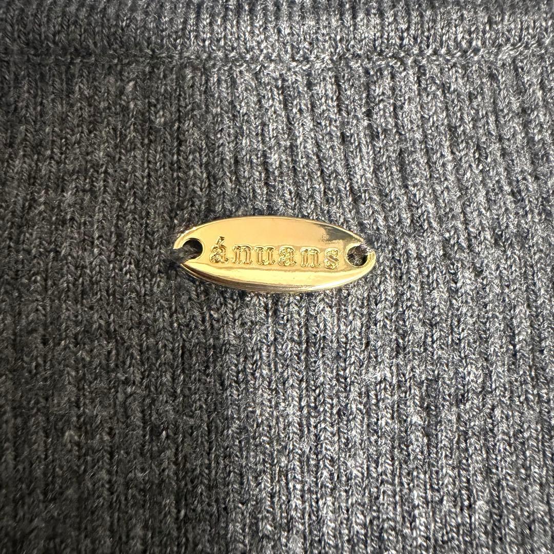 【新品タグ付き】2025✨️アニュアンス シルクカシミアブレンドリブタートルニット