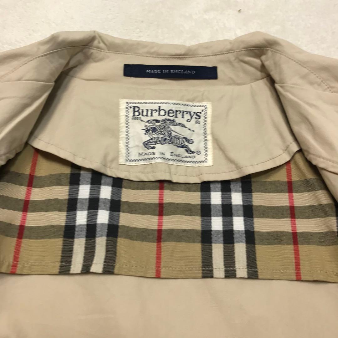 バーバリー Burberry ステンカラーコート ノバチェック べージュ M
