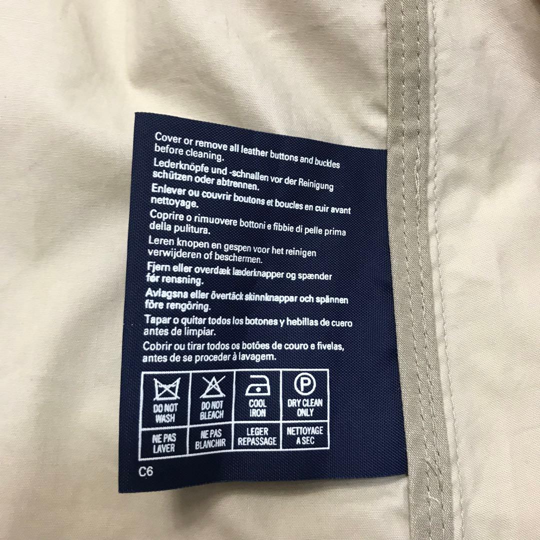 バーバリー Burberry ステンカラーコート ノバチェック べージュ M