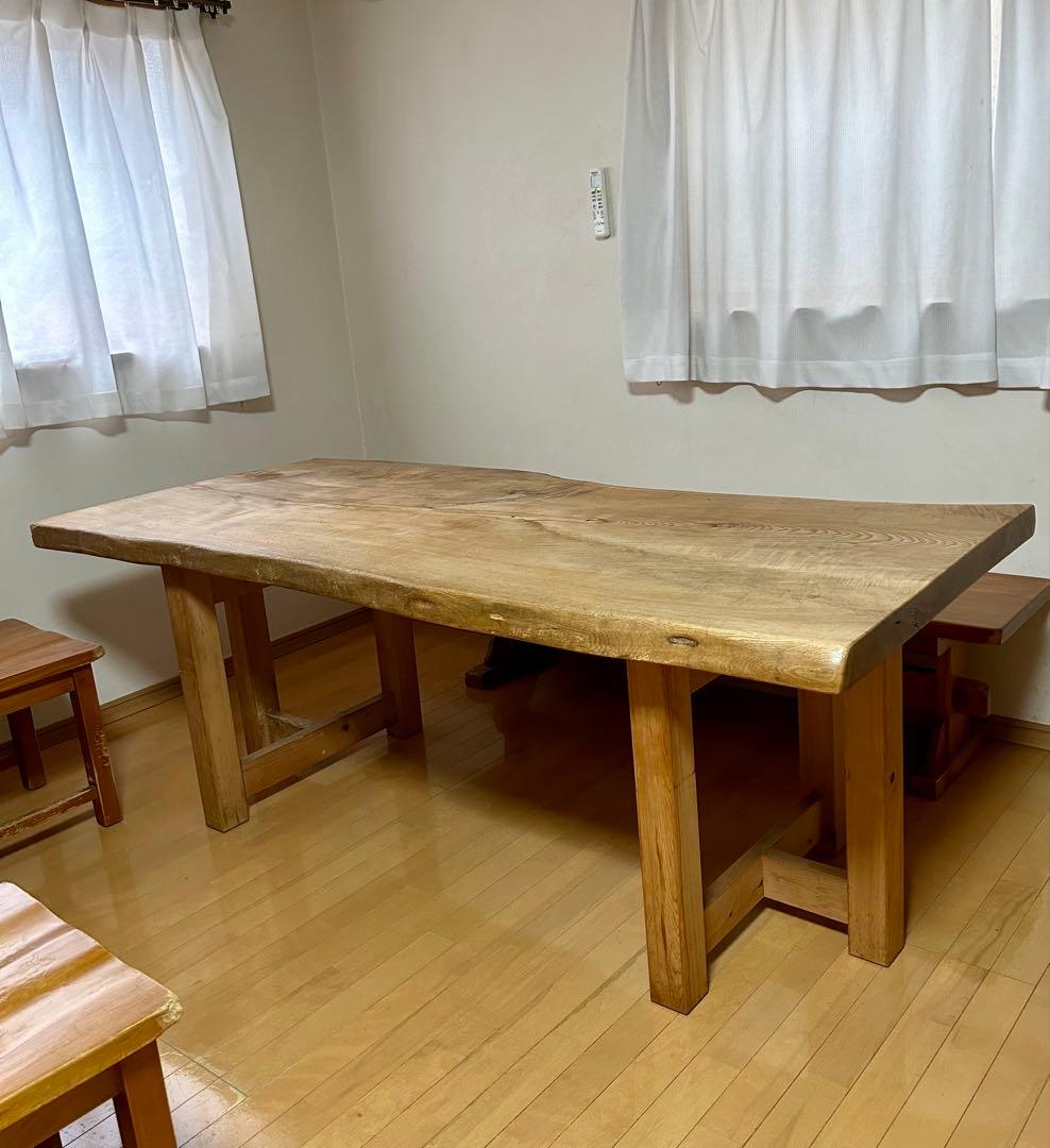 無垢材 一枚板ダイニングテーブル