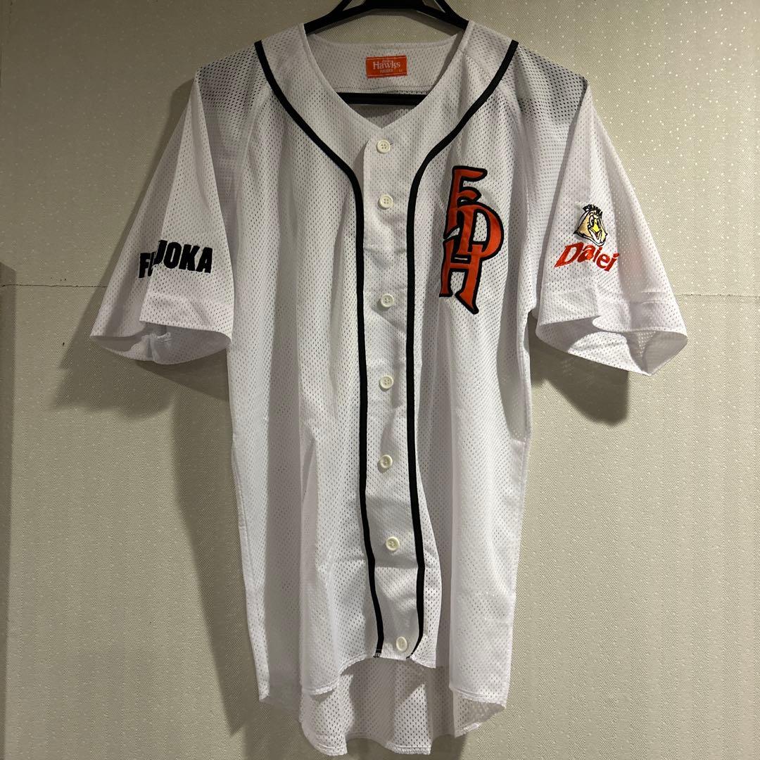 福岡ダイエーホークス ユニフォーム Mサイズ　刺繍
