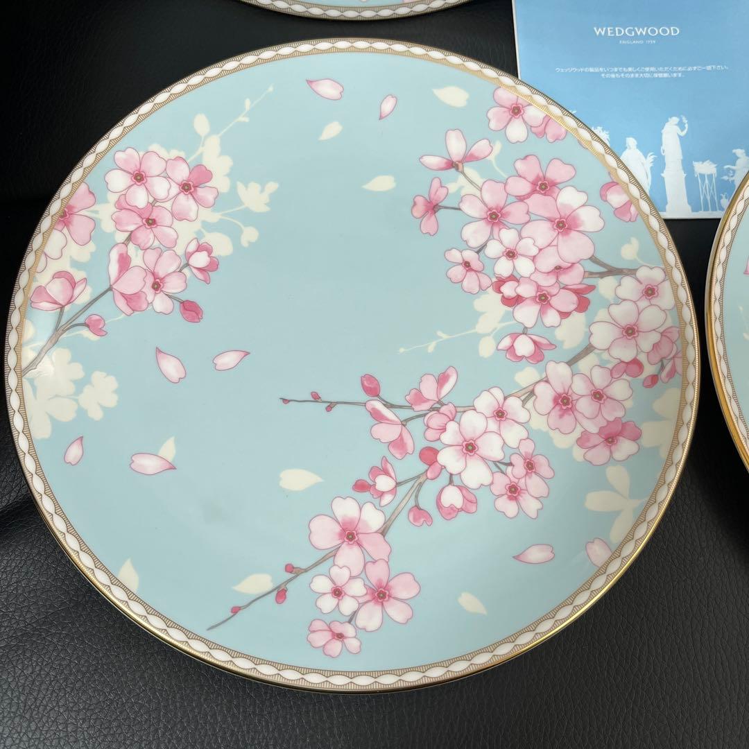［新品］ スプリングブロッサム　プレート4枚　英国製