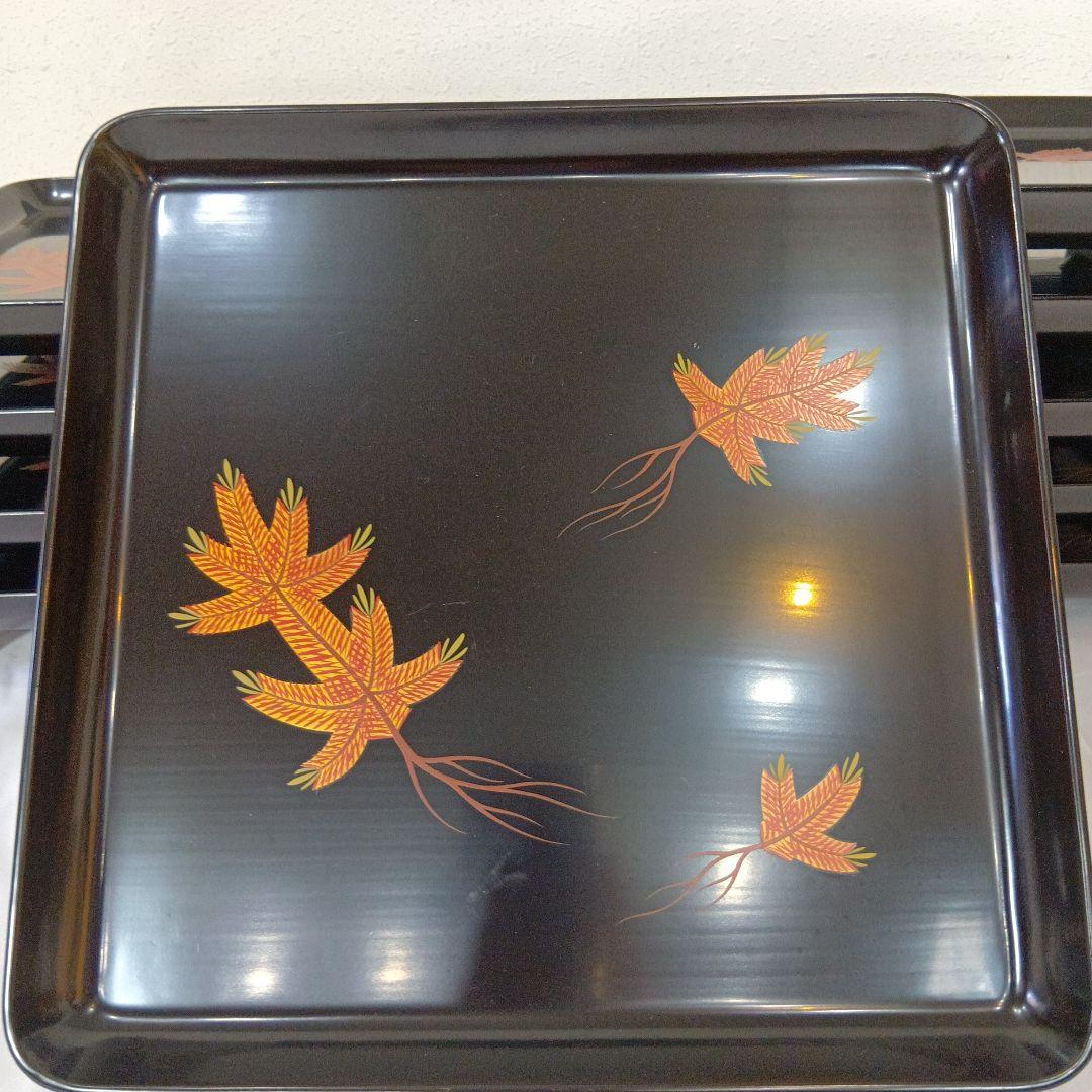 最終値下げ輪島塗　時代物　蒔絵二ノ膳10客　　 共箱