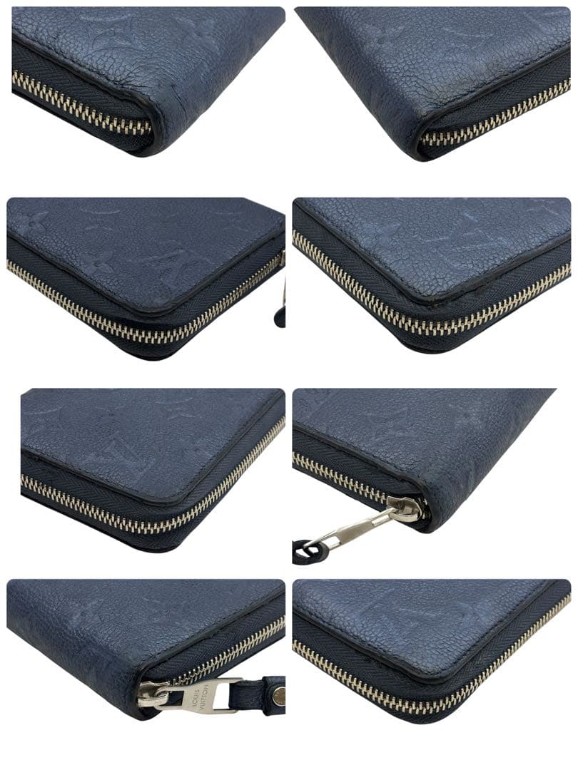 IC 限定色✨ ルイヴィトン アンプラント ジッピーウォレット メタリックブルー