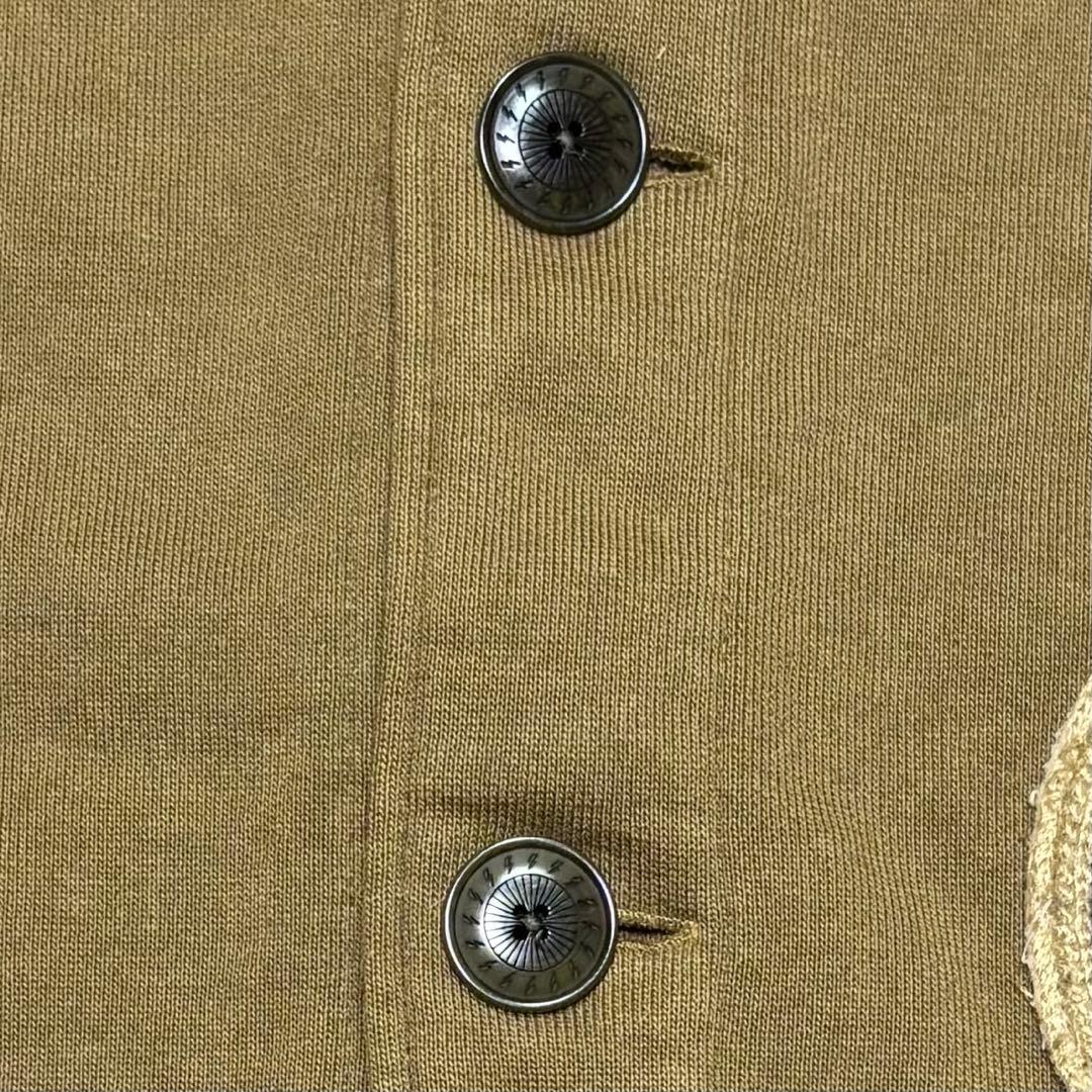 CYCLETOGS WESTRIDE カーディガン　スウェット　カーキ　バイク