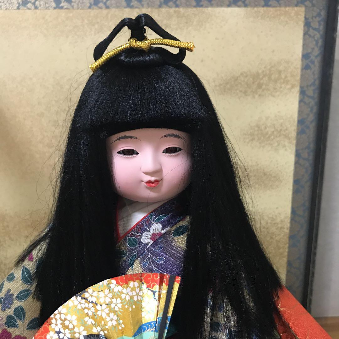 日本人形　雛人形　京雅　特選　ガラスケース付