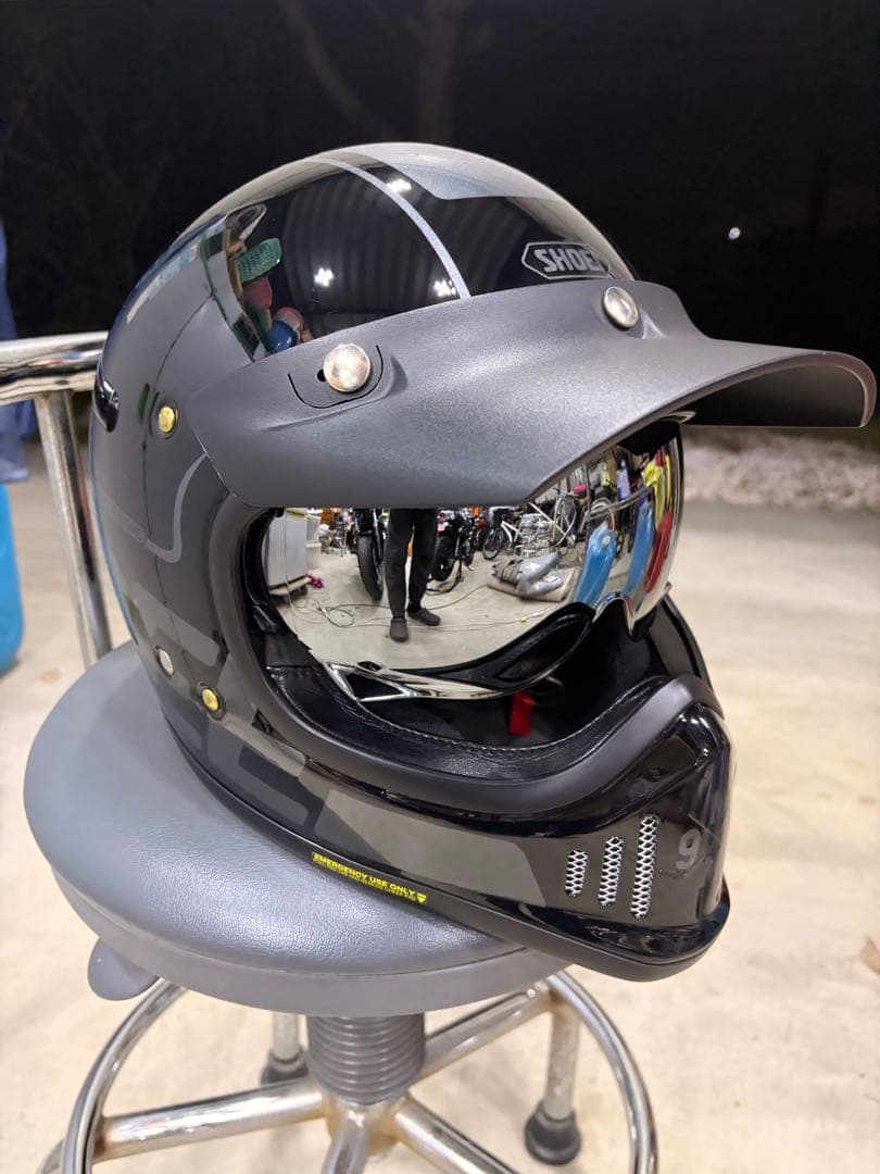 SHOEI EX-ZERO MM93 サイズXL バイザー付き