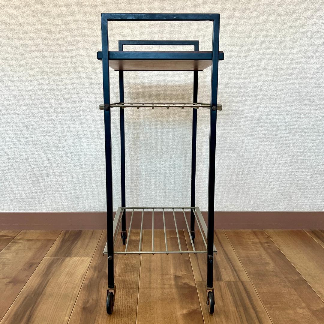 サイドテーブル オランダ製 ミッドセンチュリー キッチンワゴン カートワゴン