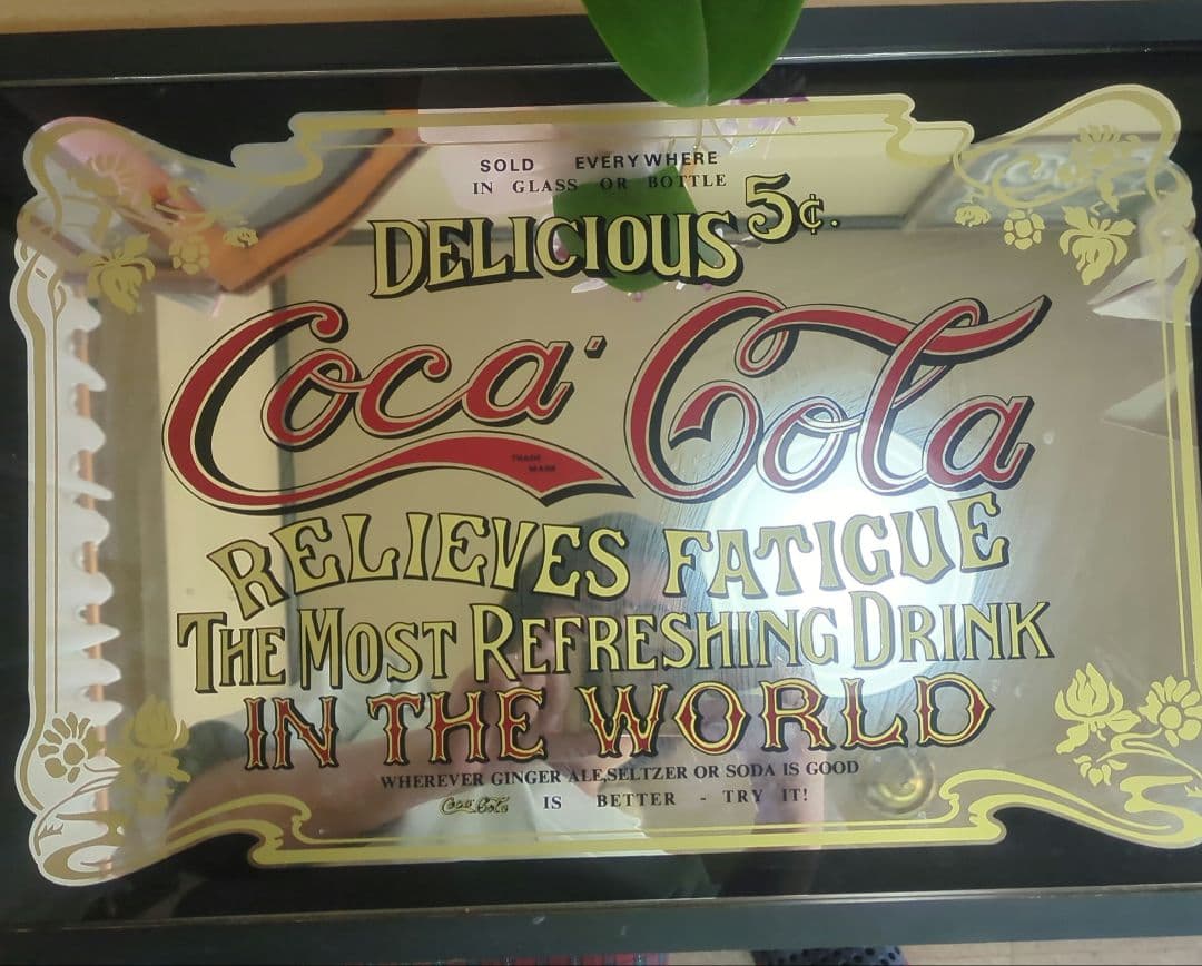 Coca-Cola ヴィンテージ広告ミラー
