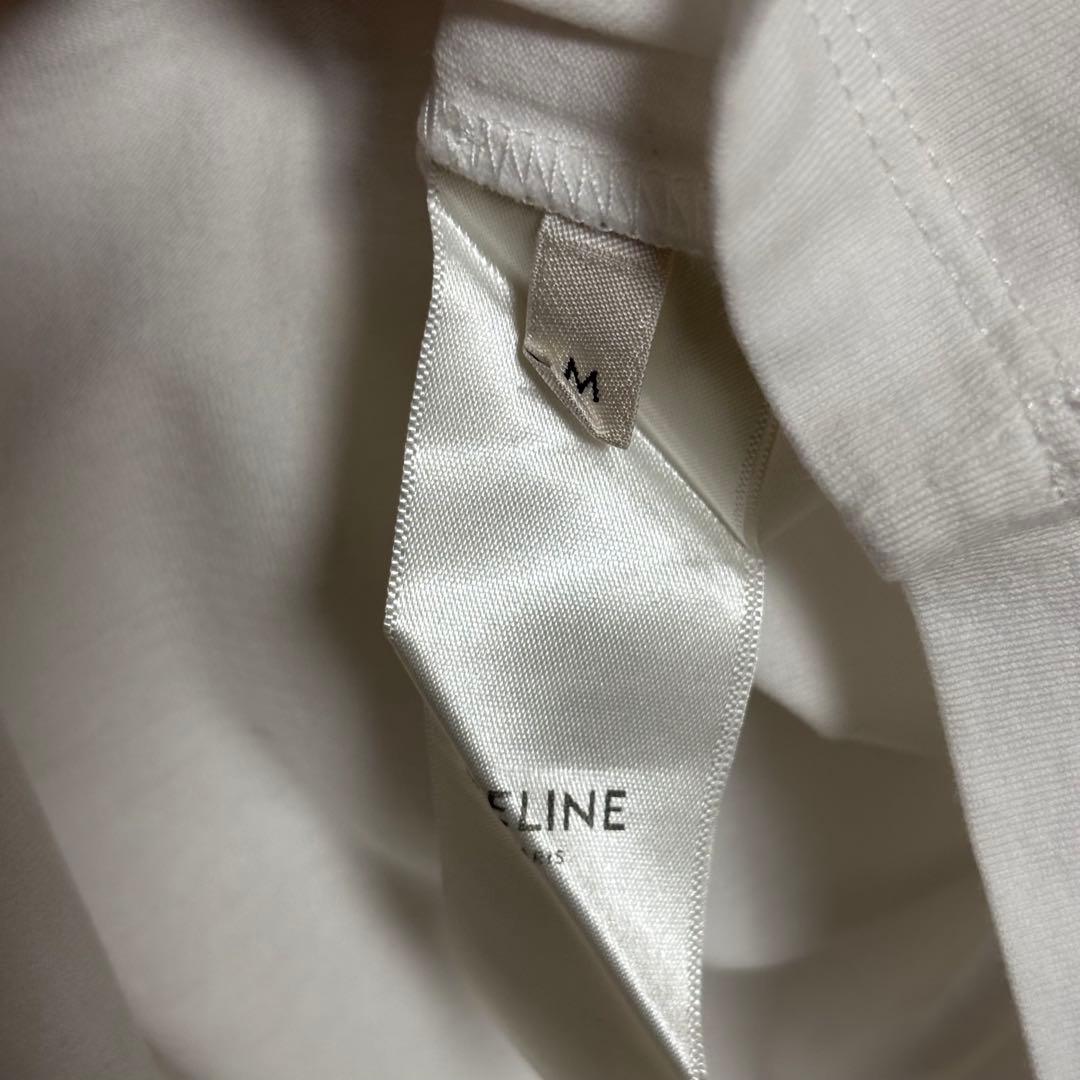CELINE セリーヌ　美品　定番　Tシャツ　半袖　ブランドロゴ　M
