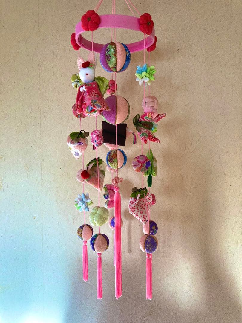 ひな祭り　吊るし雛　吊るし飾り　初節句　さげもん　ちりめん細工