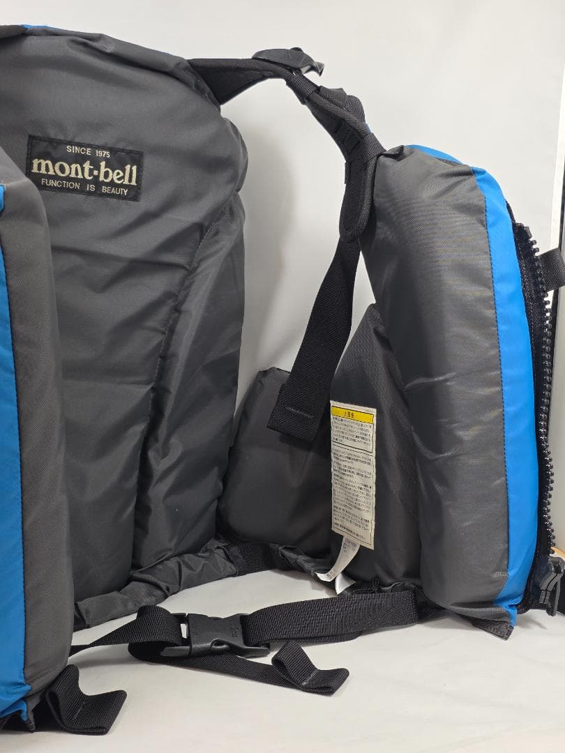 モンベル mont-bell フリーダム ライフジャケット 青