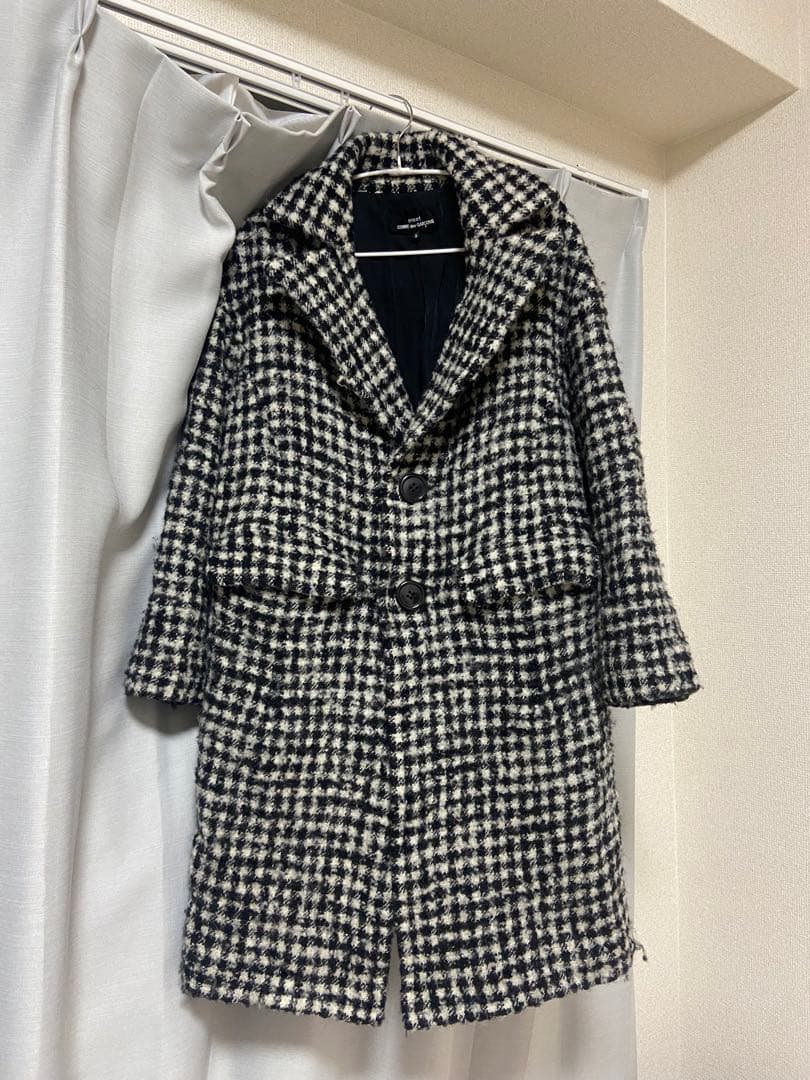 COMME des GARCONS tricot チェックコート S