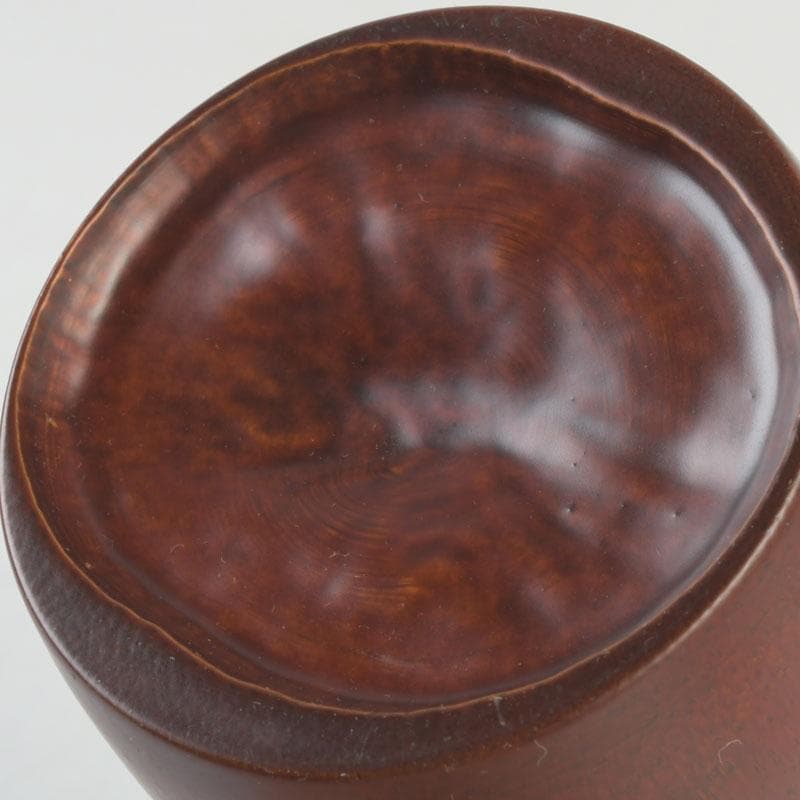 茶道具　漆塗　古竹　棗　時代箱付　V　9822