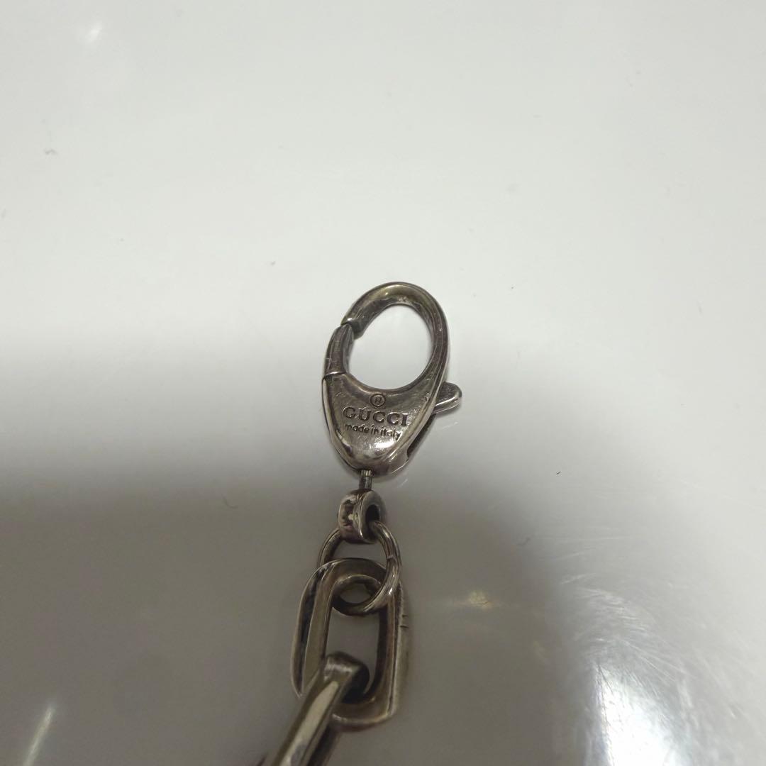 GUCCI グッチ インターロッキング チェーン ブレスレット シルバー