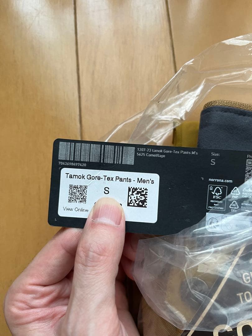 tamok Gore-Tex Pants タモック　メンズ　Sサイズ