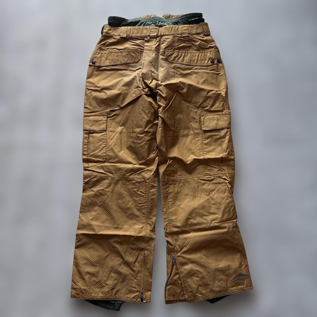 コロンビア【セットアップ】スノーボードウェアL オムニテック　カモフラ　ベージュ