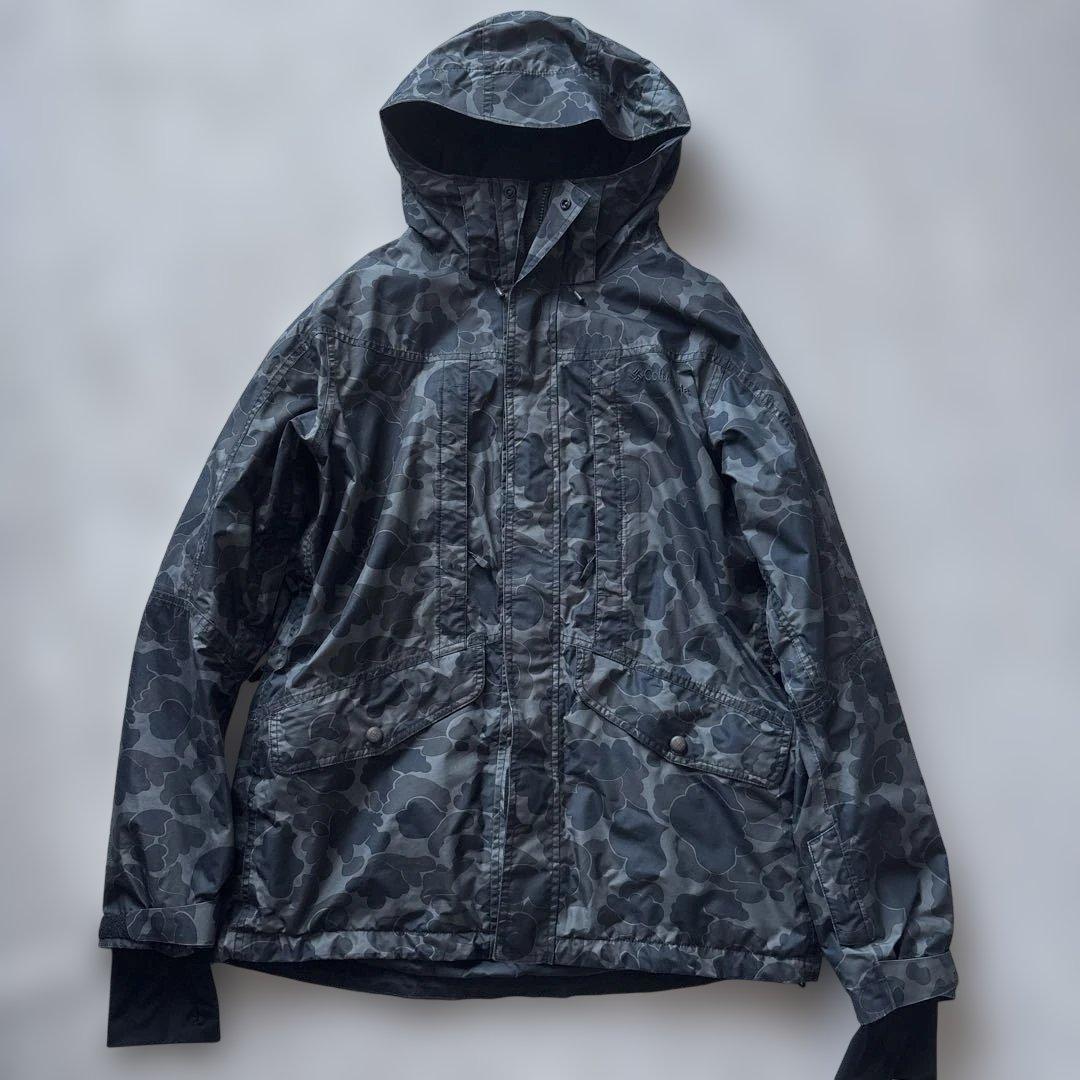 コロンビア【セットアップ】スノーボードウェアL オムニテック　カモフラ　ベージュ