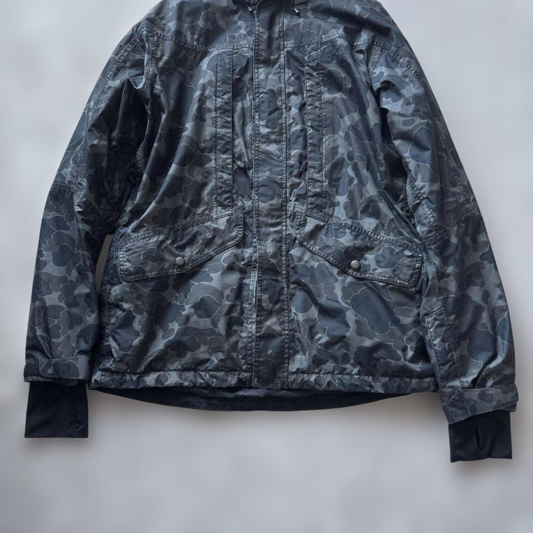 コロンビア【セットアップ】スノーボードウェアL オムニテック　カモフラ　ベージュ