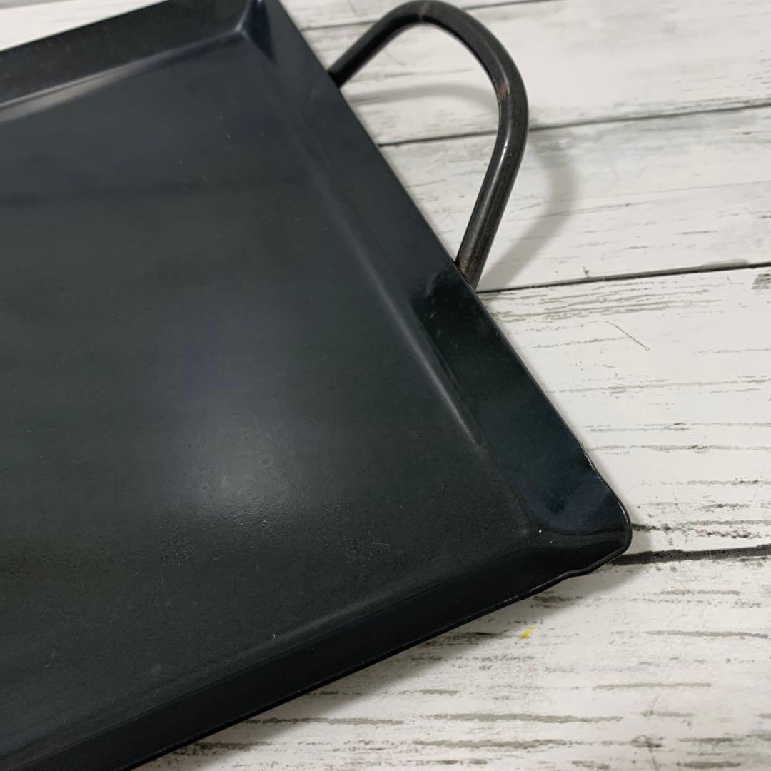 CAPTAIN STAG 鉄製グリドル M 450x315mm ニューアイガー