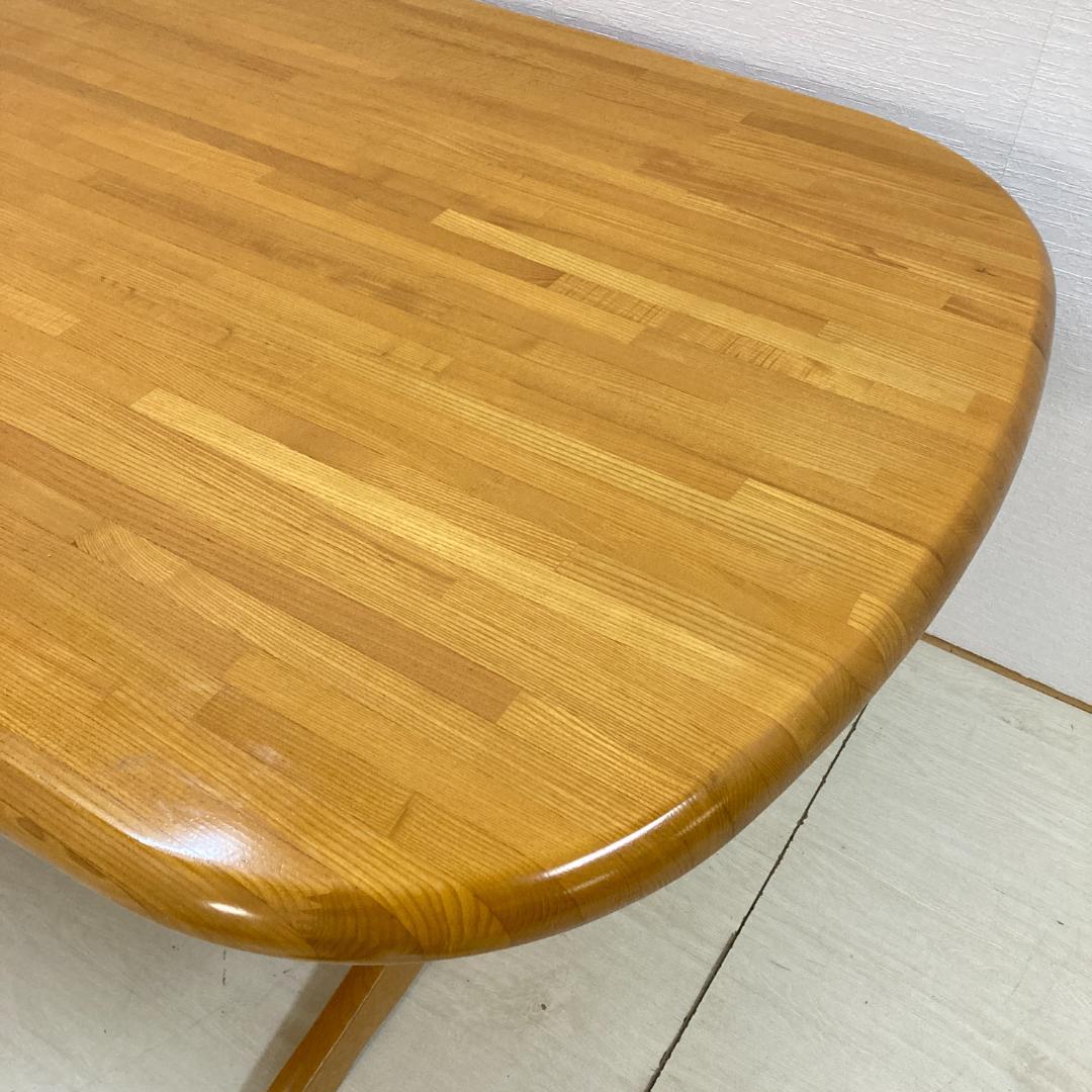 【柏木工】オーバル型　ダイニングテーブル　180ｃｍ　レトロ