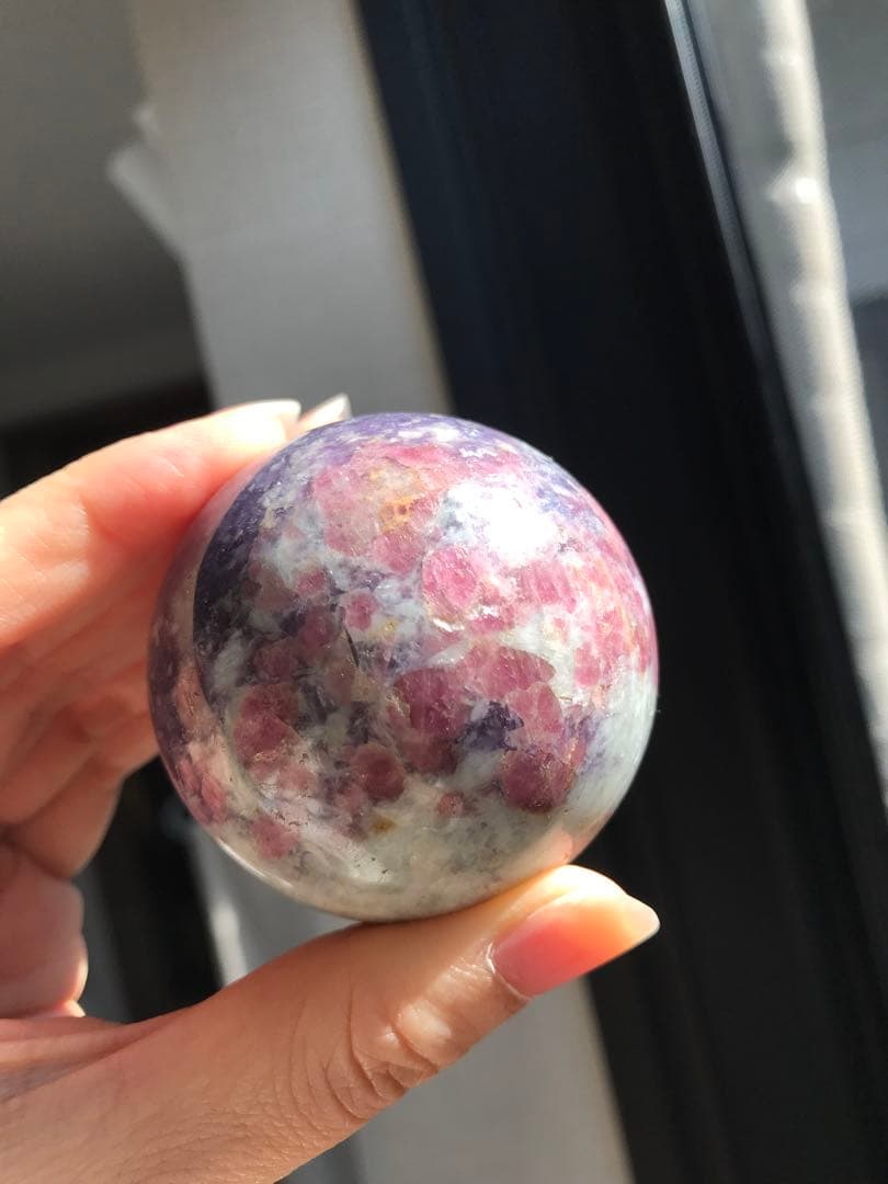☘️レア❤︎ユニコーンスフィア 丸玉　天然石　パワーストーン