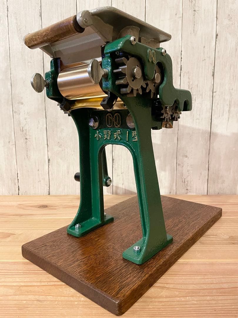 小野式製麺機【2510-09】説明書コピー.トラブル予防運用ガイド.麺帯ハンガー