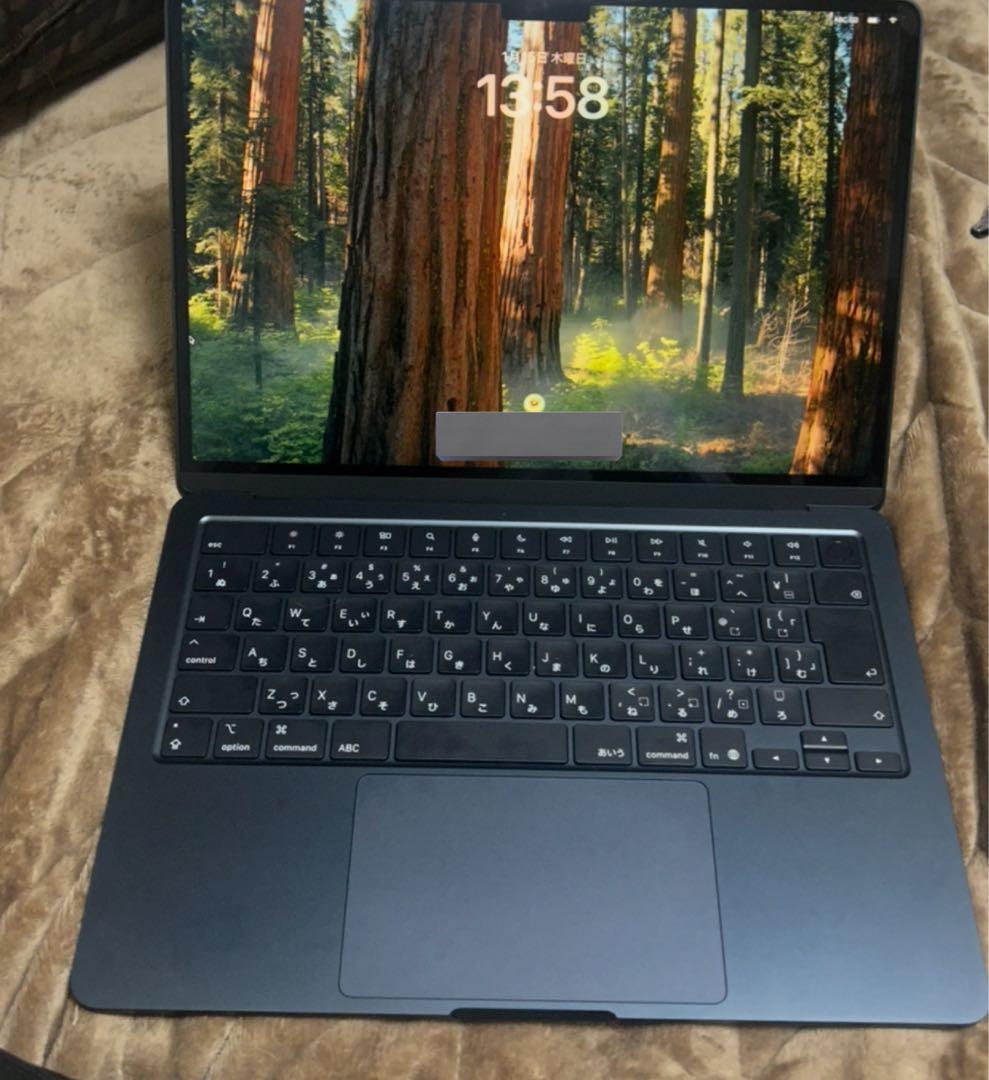13インチMacBook Air ミッドナイト　M4チップ