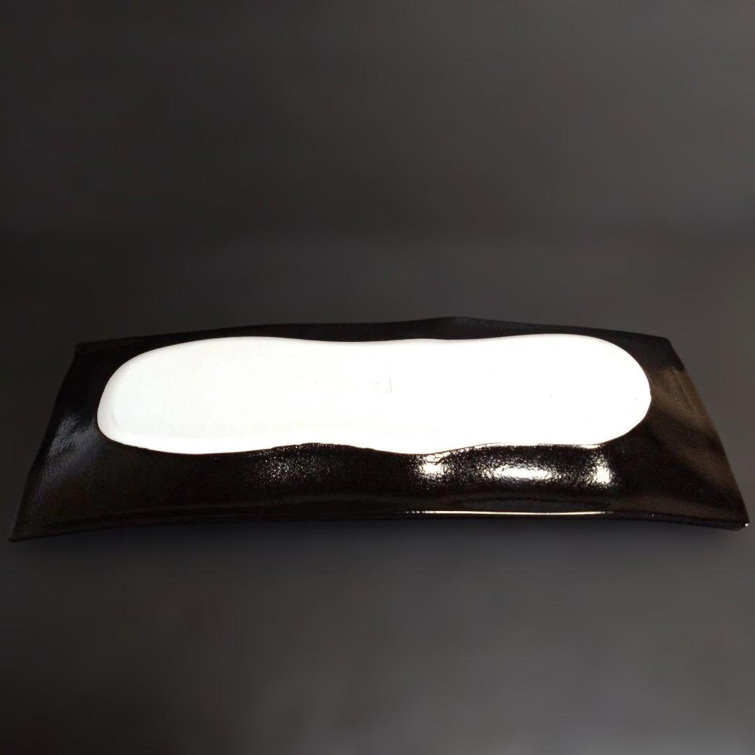 未使用 有田焼 古千窯 角皿大　料亭　懐石料理　レストラン