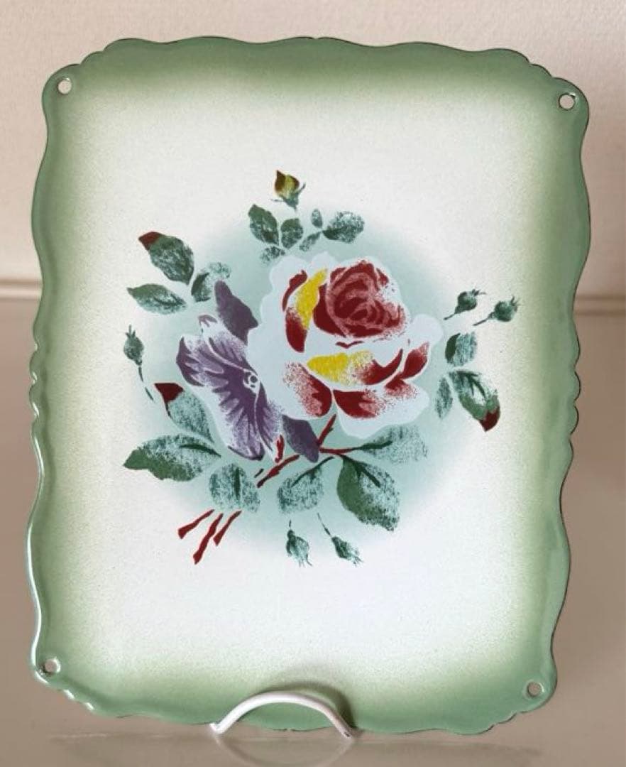 イマンプリンセスローズグリーンコレクションプレート