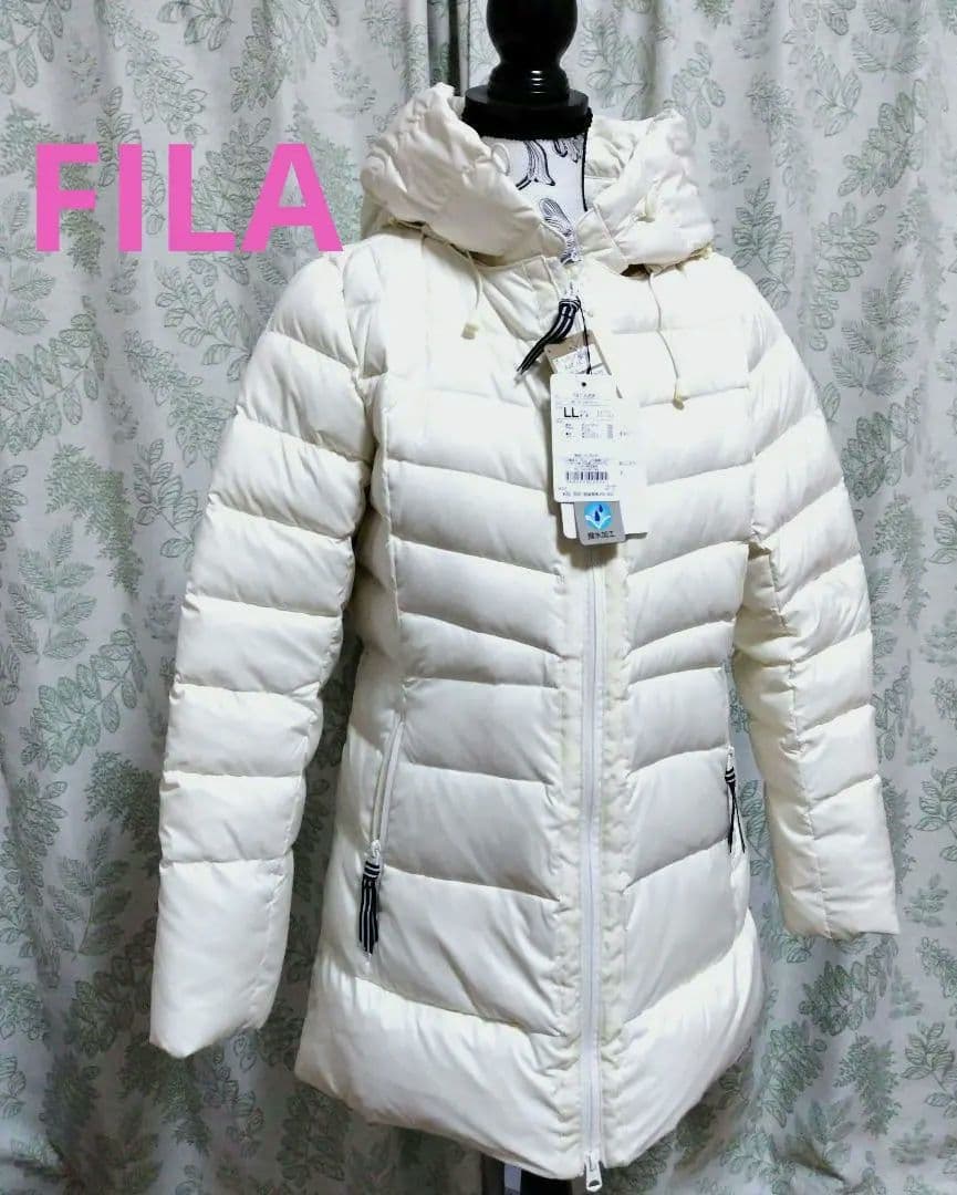FILAゴルフ ダウンジャケット　 オフホワイト　サイズ XL　新品未使用