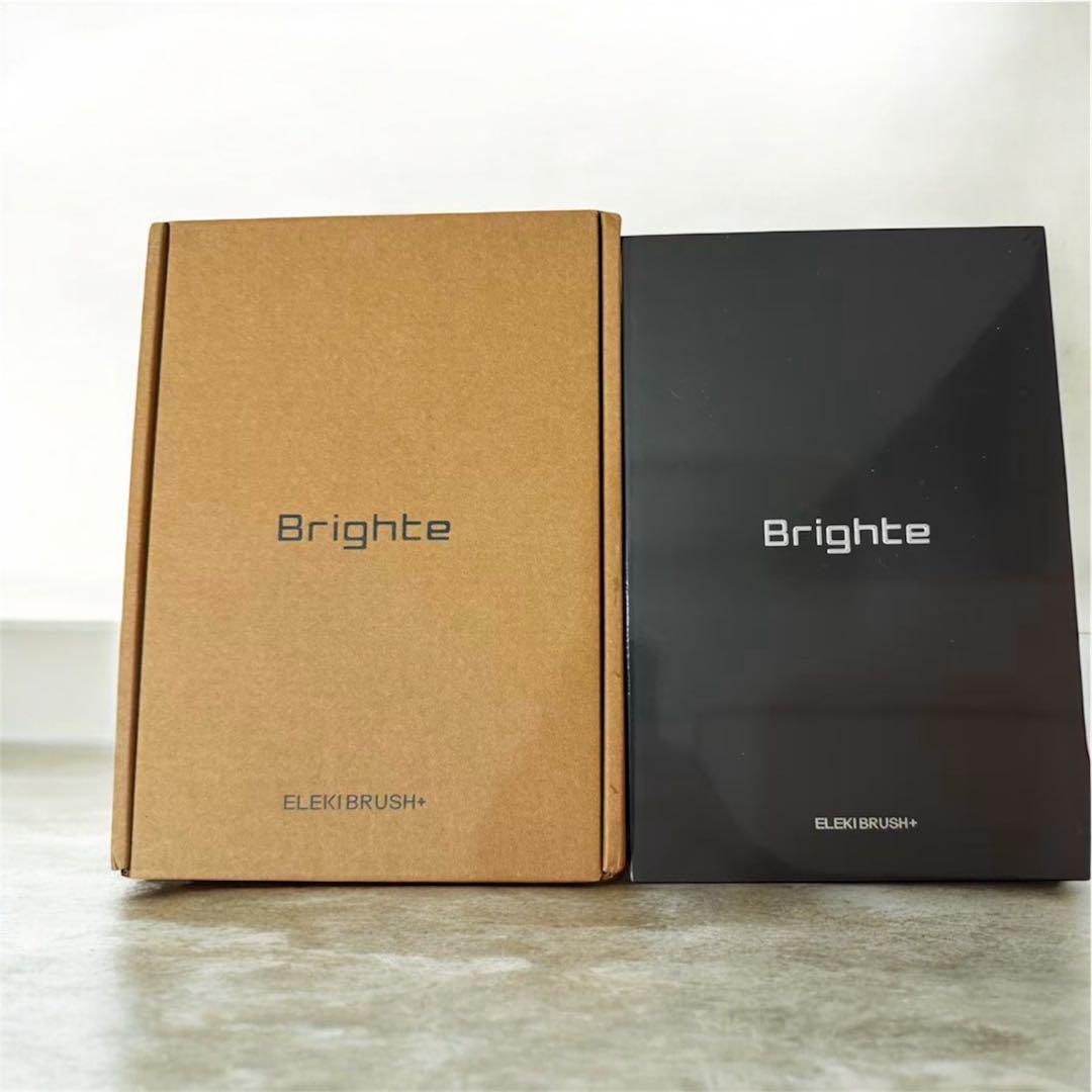 新品未使用 Brighte ELEKI BRUSH+ エレキブラシ 美顔器箱付き