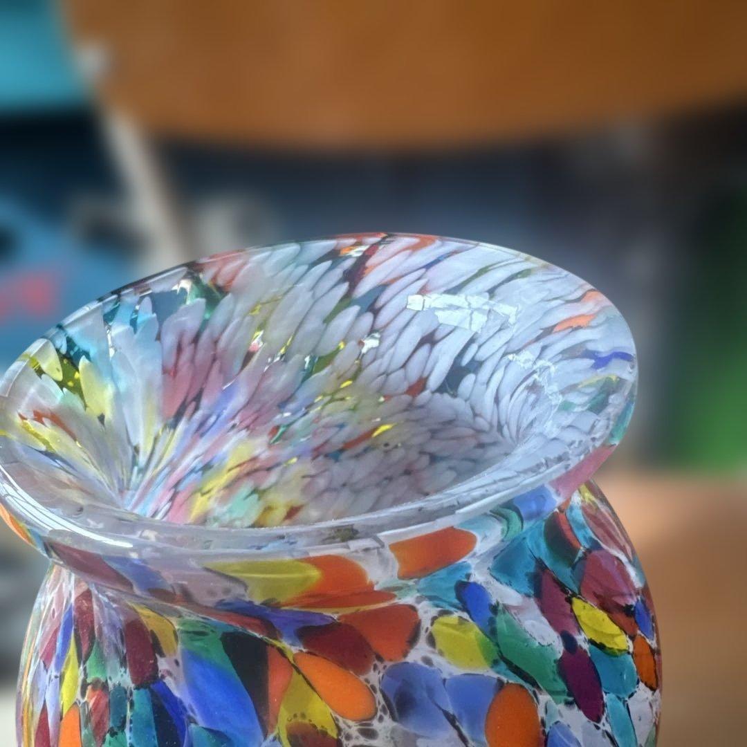 津軽びいどろ？　花瓶