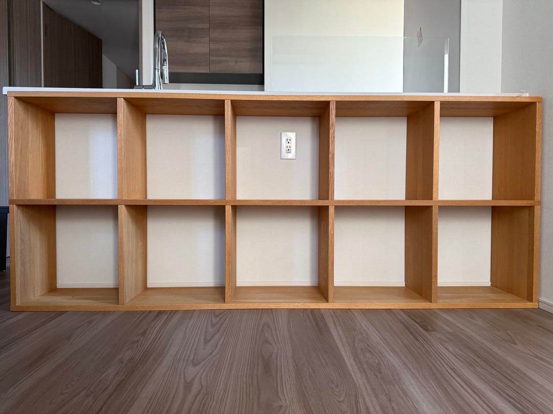 無印良品｜スタッキングシェルフセット・５段×２列・オーク材