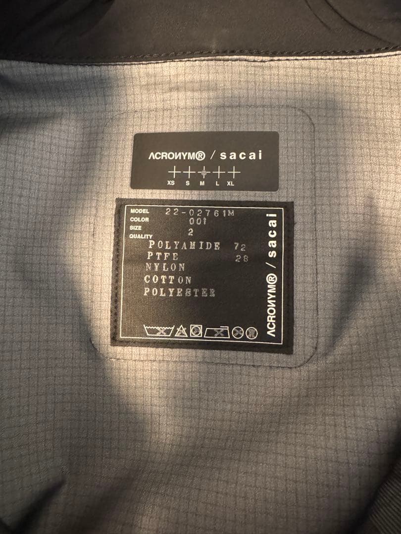 sacai × ACRONYM フィールドジャケット