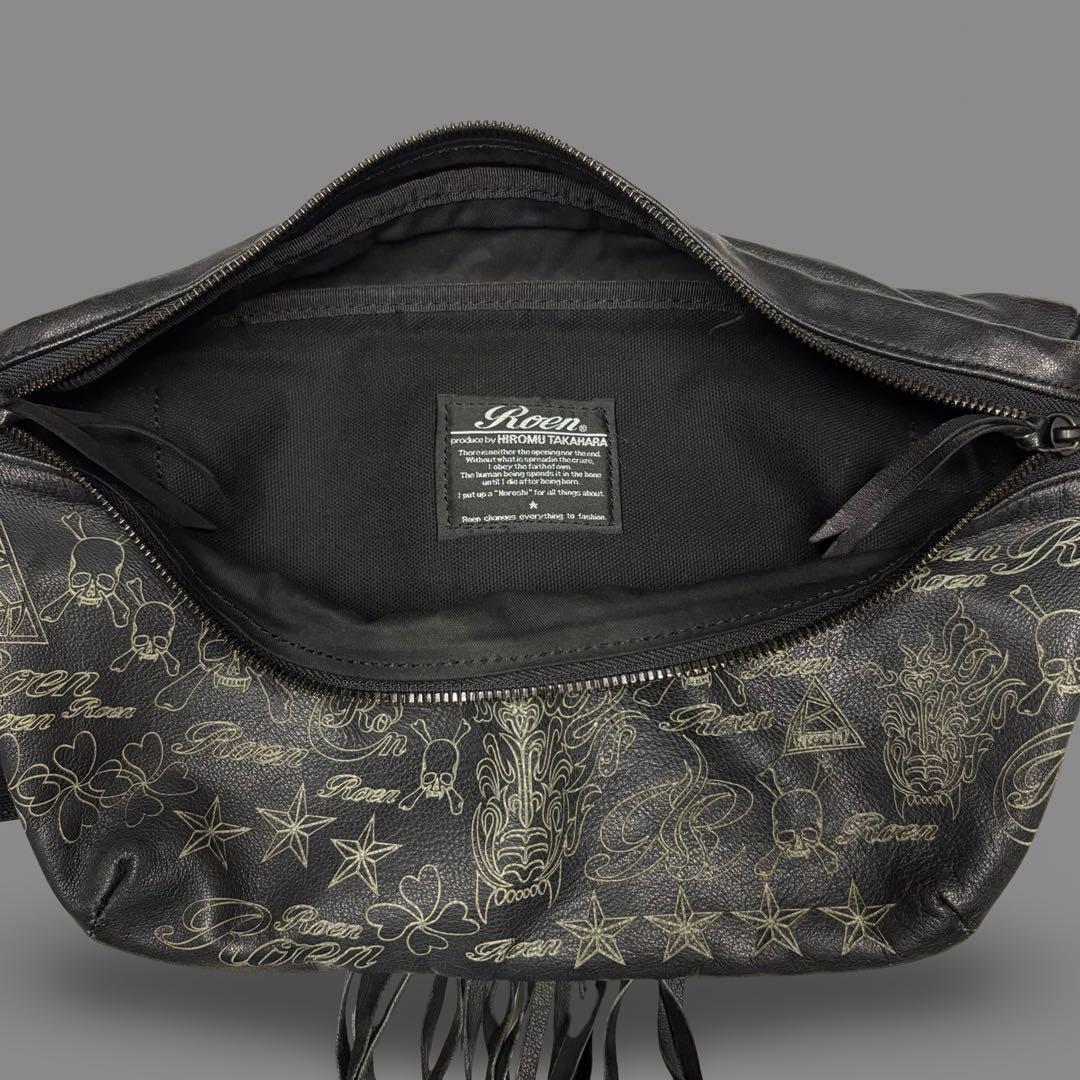 バッグ Rare 00s Archive Roen Leather fringe bag