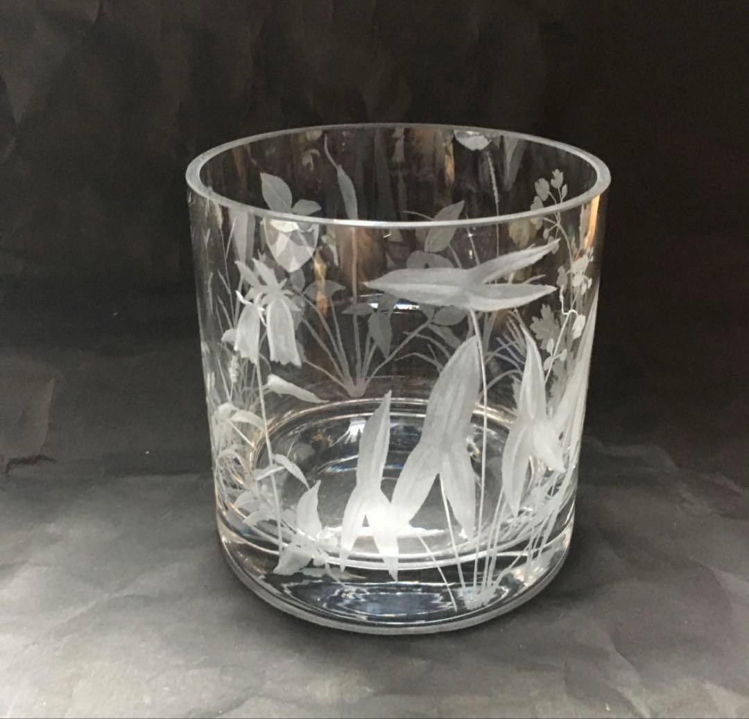 【彫刻部分は作家手作り】野草のアイスペール　 鉢