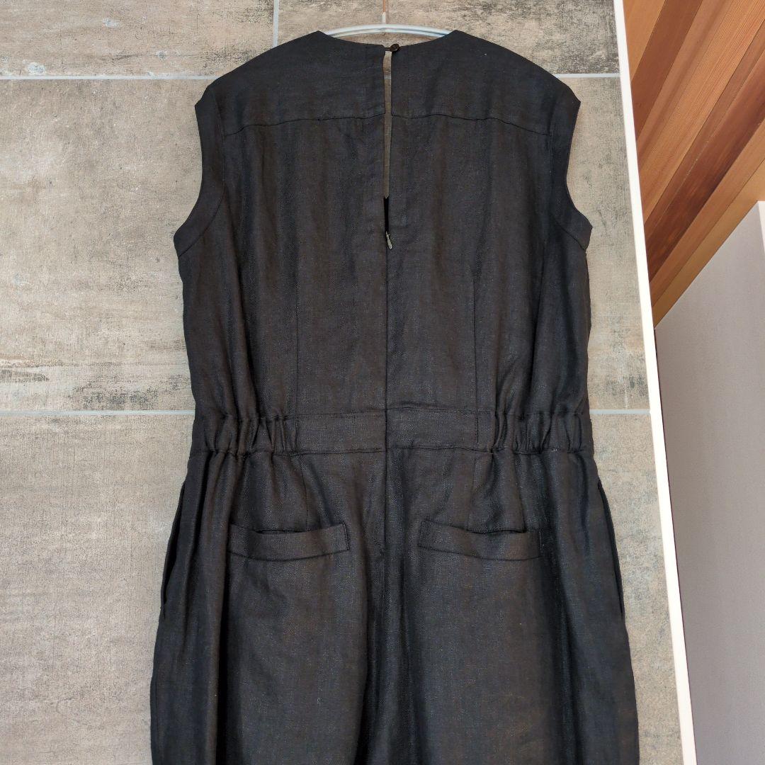 SINME シンメ Vネックオールインワン リネン